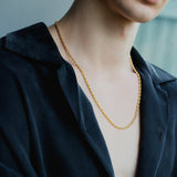 Rope Chain Necklace Gold