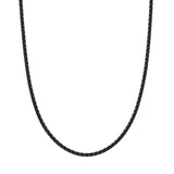Box Chain Necklace Oxidized