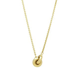 Circle Necklace Gold
