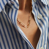 Clip Necklace Gold