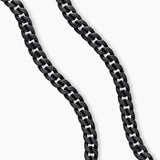 Curb Necklace Black / 6mm