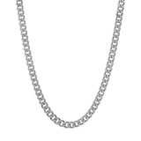 Curb Necklace Silver / 6mm