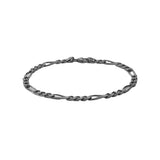 Figaro Bracelet Oxidized