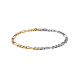 Figaro Bracelet Two-Tone