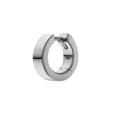 Hoop Earring Polished Silver / 17mm