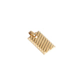 Beveled Necklace Gold