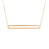 Stripe Necklace Gold