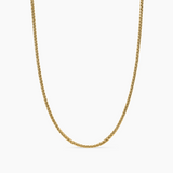 Wheat Chain Necklace Gold