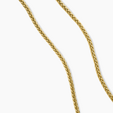 Wheat Chain Necklace Gold