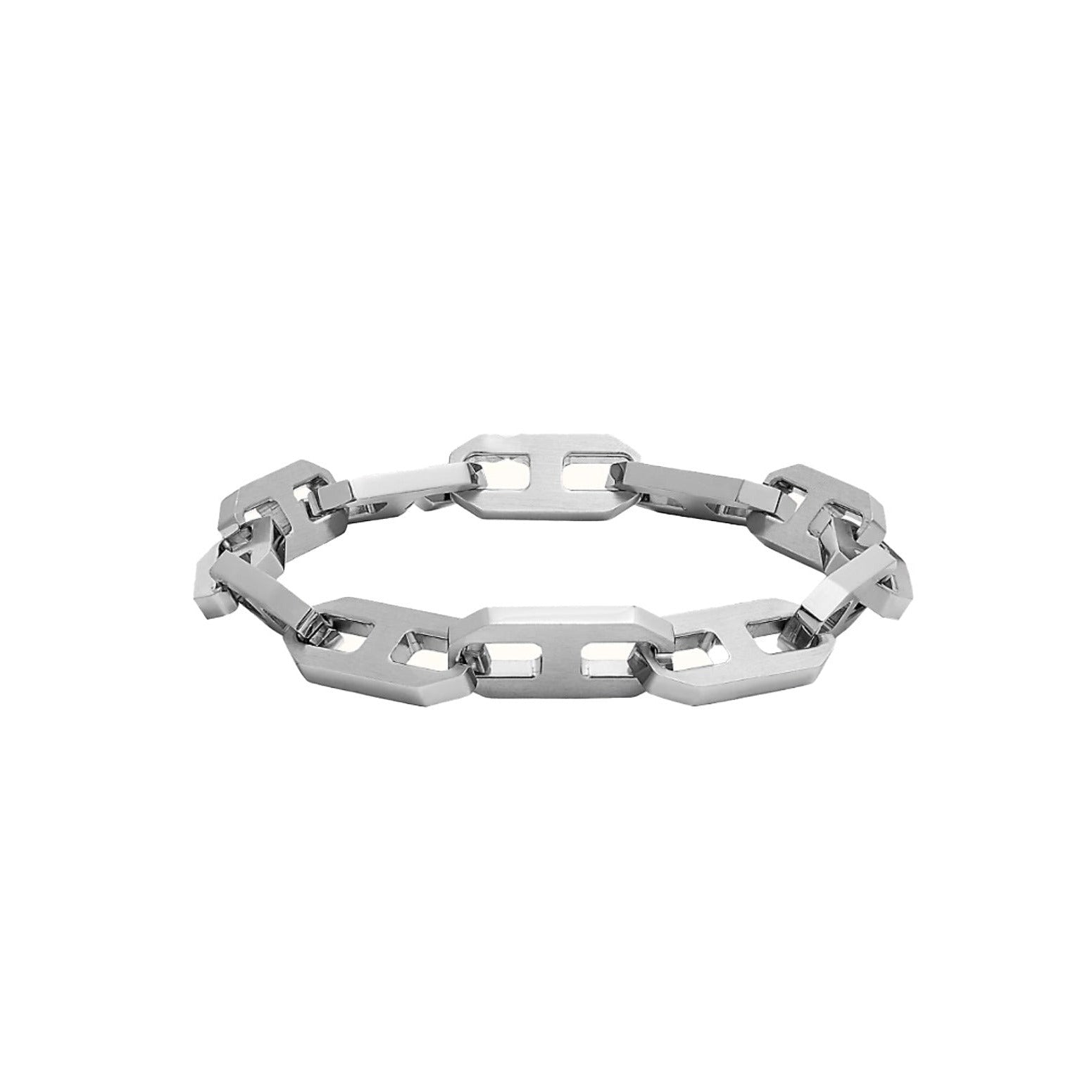 Link Chain Bracelet Polished Silver – somethingaboutus