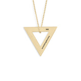 Triangle Necklace 14K Gold