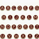 Alphabet letters from A to Z in a decorative style on a white background