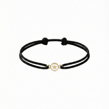 Star Cord Bracelet White
