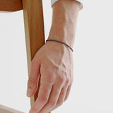 Box Chain Bracelet Oxidized