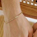Box Chain Bracelet Gold