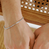 Box Chain Bracelet Silver
