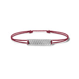 Beveled Bracelet Burgundy