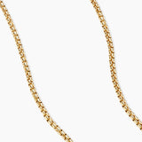 Box Chain Necklace Gold