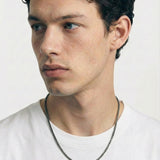 Box Chain Necklace Oxidized