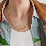 Curb Necklace Gold / 6mm