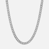 Curb Necklace Silver / 6mm