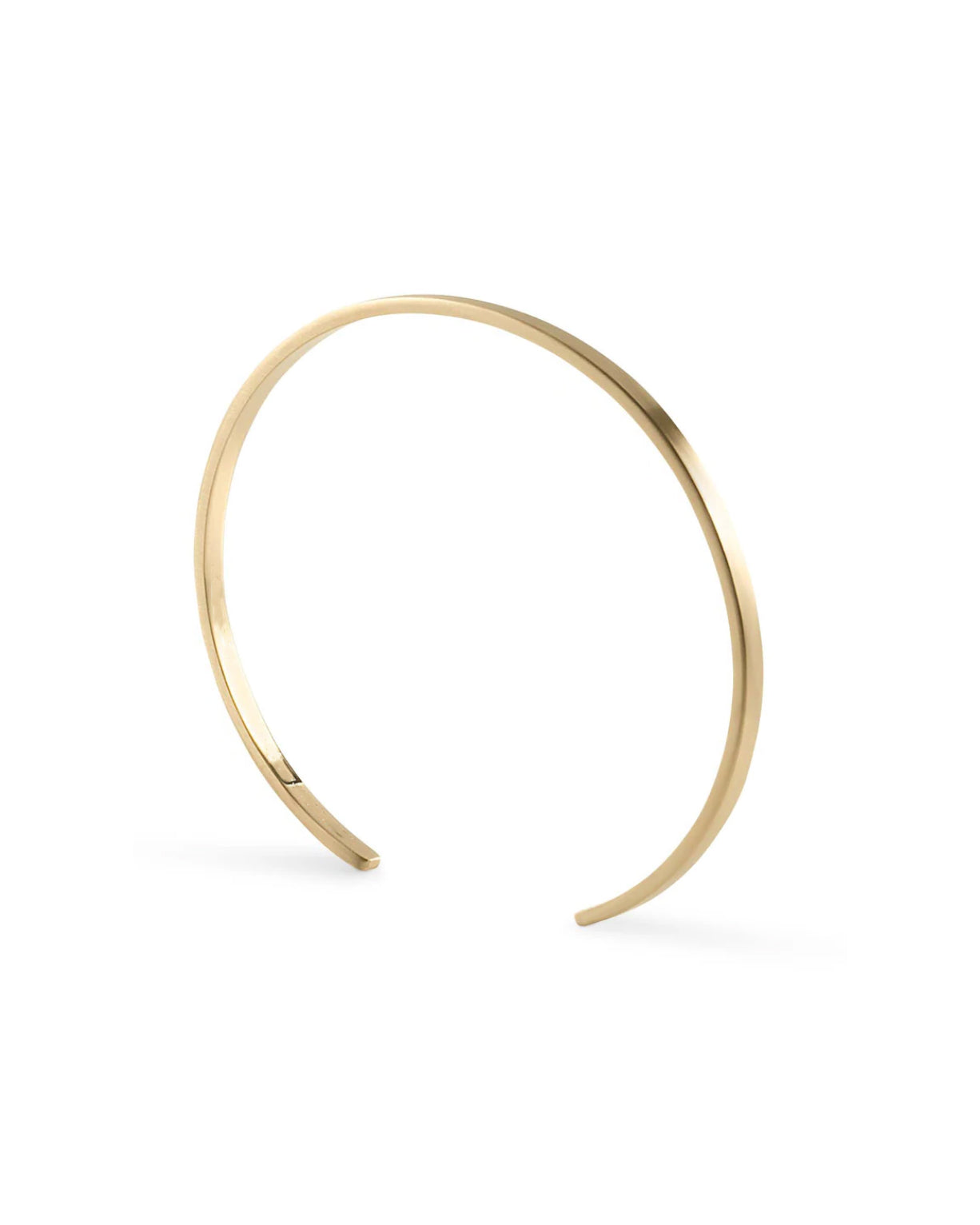 Pure Gold Edge Edge Bracelet Brushed Gold / 3mm – somethingaboutus