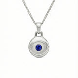 Evil Eye Necklace Silver