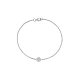 Martellato Chain Bracelet Polished Silver