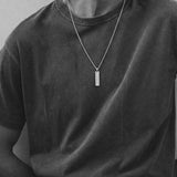 Line Tag Necklace
