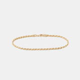 Rope Chain Bracelet Gold