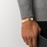 Edge Bracelet Polished Gold / 13mm