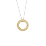 Track Necklace Polished Gold