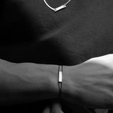 Deck Bracelet Brushed Silver