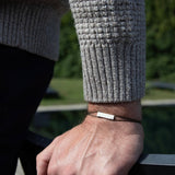 Deck Bracelet Brushed Silver