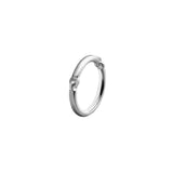 Loop Ring Polished Silver / Round