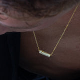 Cable Chain Necklace Polished Gold