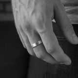Edge Ring Brushed Silver / 5mm