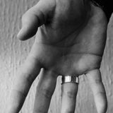 Edge Ring Polished Silver / 9mm
