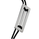 Double Punched Bracelet Brushed Silver