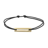 Narrow Rectangle Bracelet Polished Gold