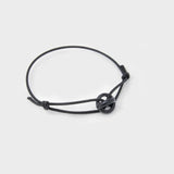 Origin Bracelet Black Polished Silver