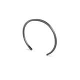 Edge Bracelet Black Silver / 3mm