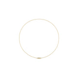 Cable Chain Necklace Polished Gold