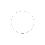 Cable Chain Necklace Polished Silver
