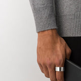 Edge Ring Polished Silver / 9mm