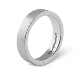 Edge Ring Brushed Silver / 5mm