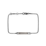 Level Bracelet Brushed Silver