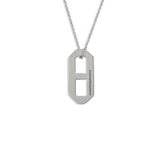 Link Necklace Brushed Silver