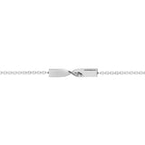 Ribbon Bracelet Polished Silver