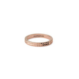 Edge Ring Polished Rose Gold / Pyramid